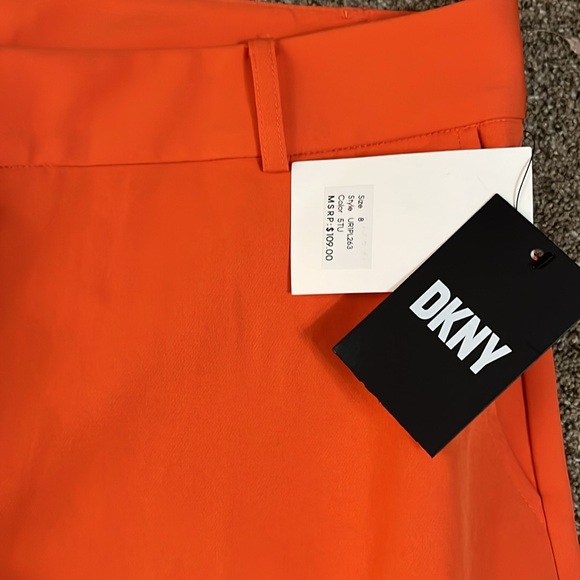 NWT DKNY beautiful orangeish color dress pants! - Picture 2 of 12